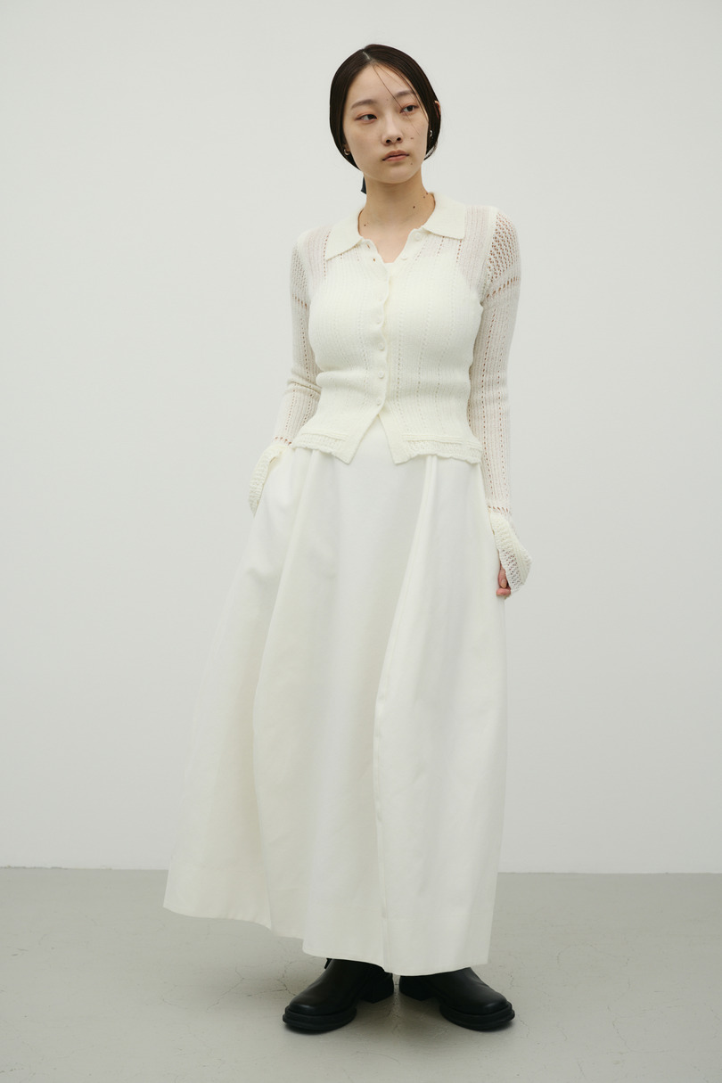 ヘムバルーンスカート 詳細画像 WHT 3