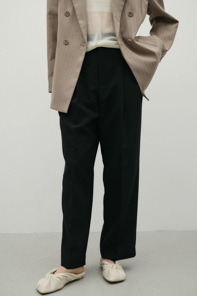 ストレートタックパンツ 詳細画像 BLK 3