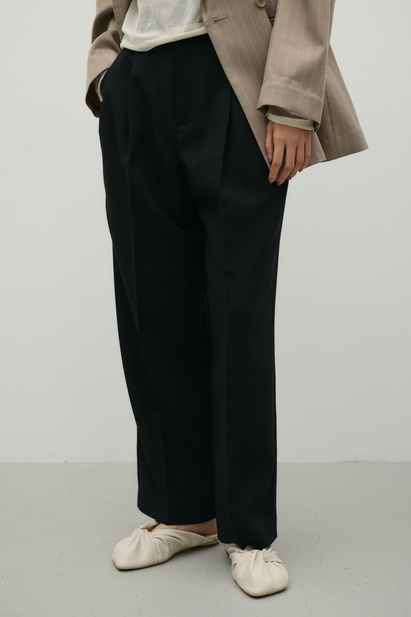 ストレートタックパンツ 詳細画像 BLK 4