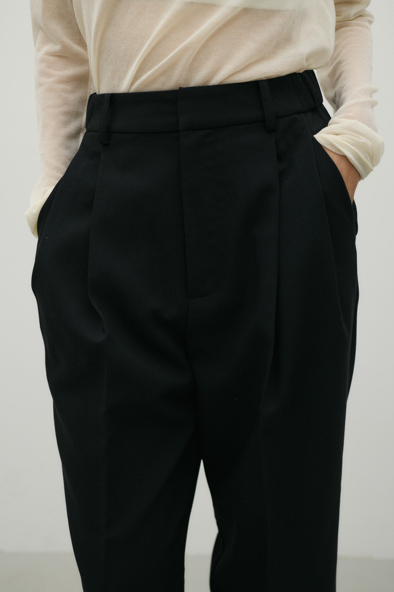 ストレートタックパンツ 詳細画像 BLK 7