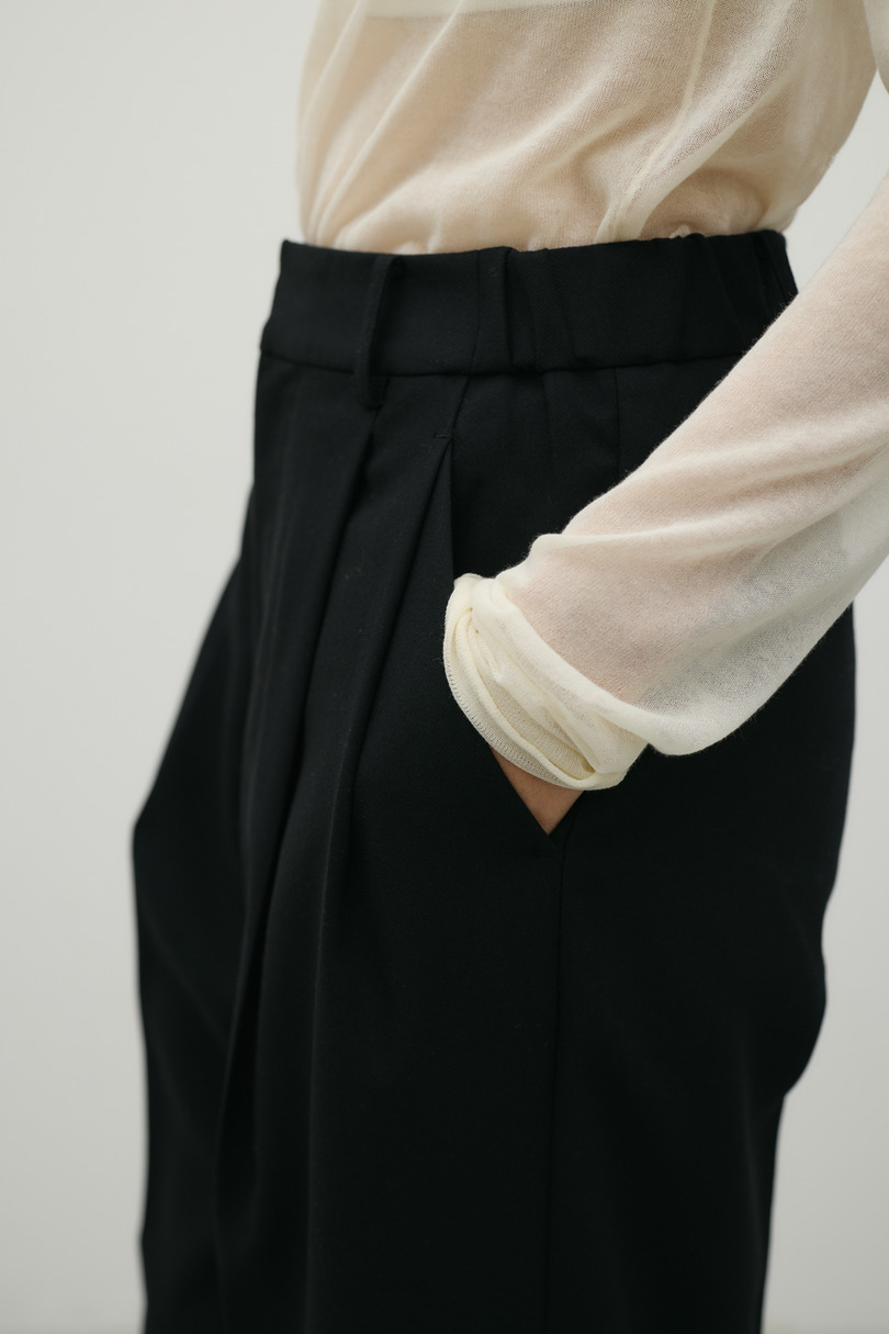 ストレートタックパンツ 詳細画像 BLK 8