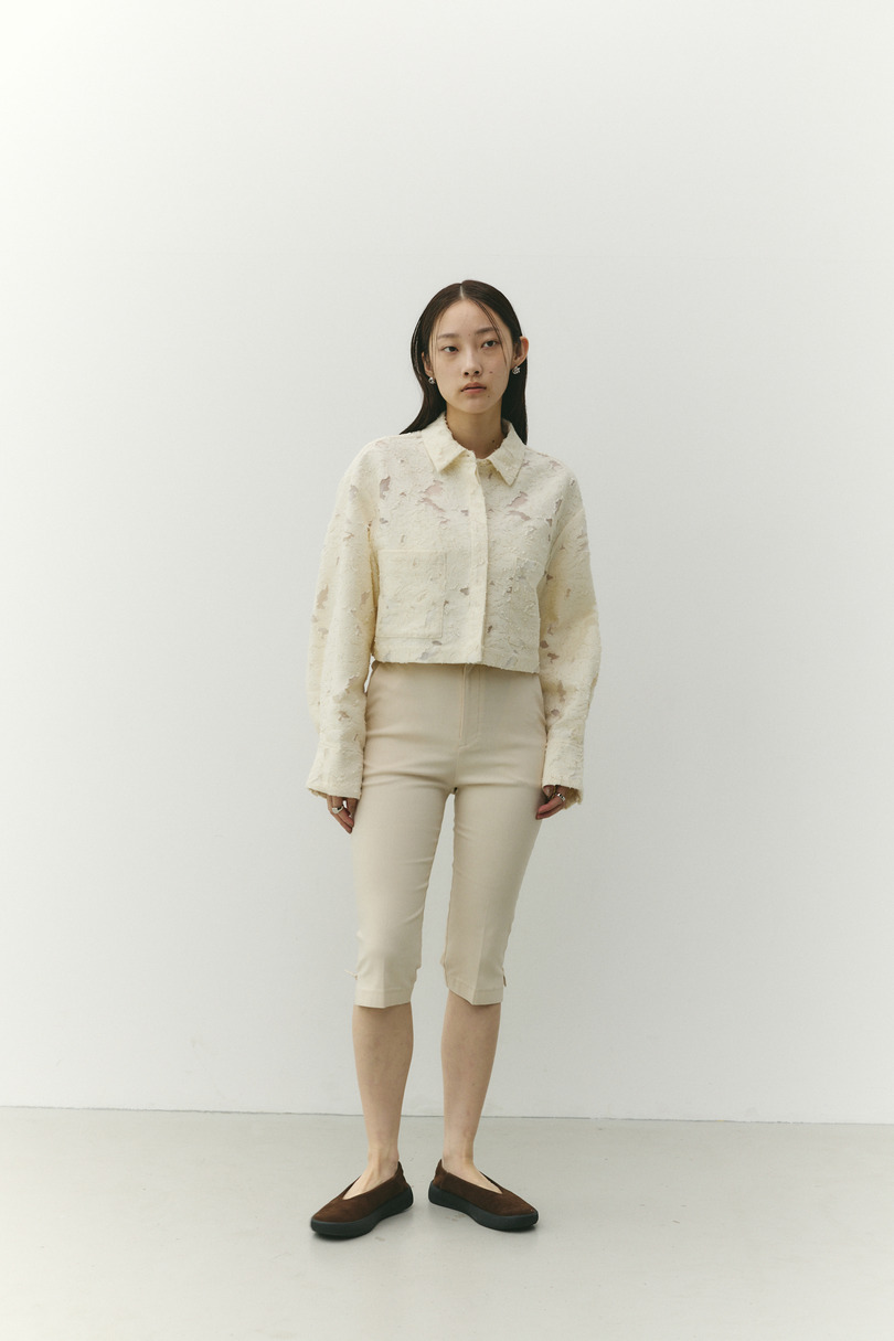 ハイストレッチカプリパンツ