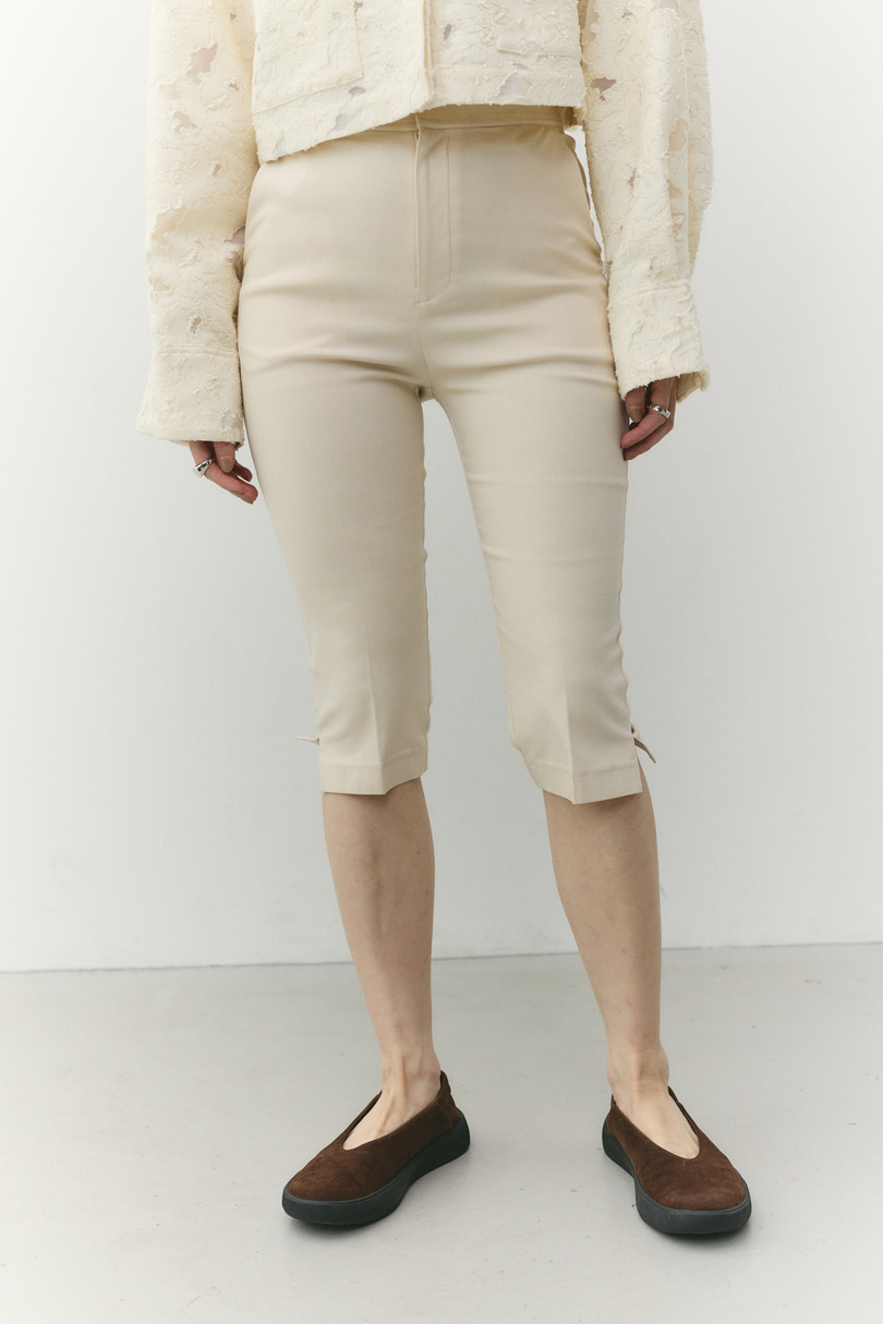 ハイストレッチカプリパンツ 詳細画像 IVOY 2