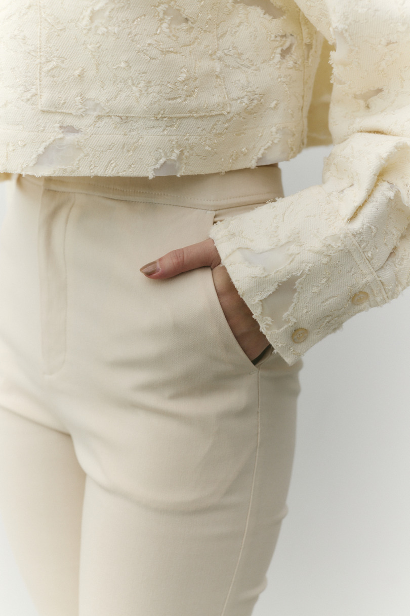 ハイストレッチカプリパンツ 詳細画像 IVOY 5