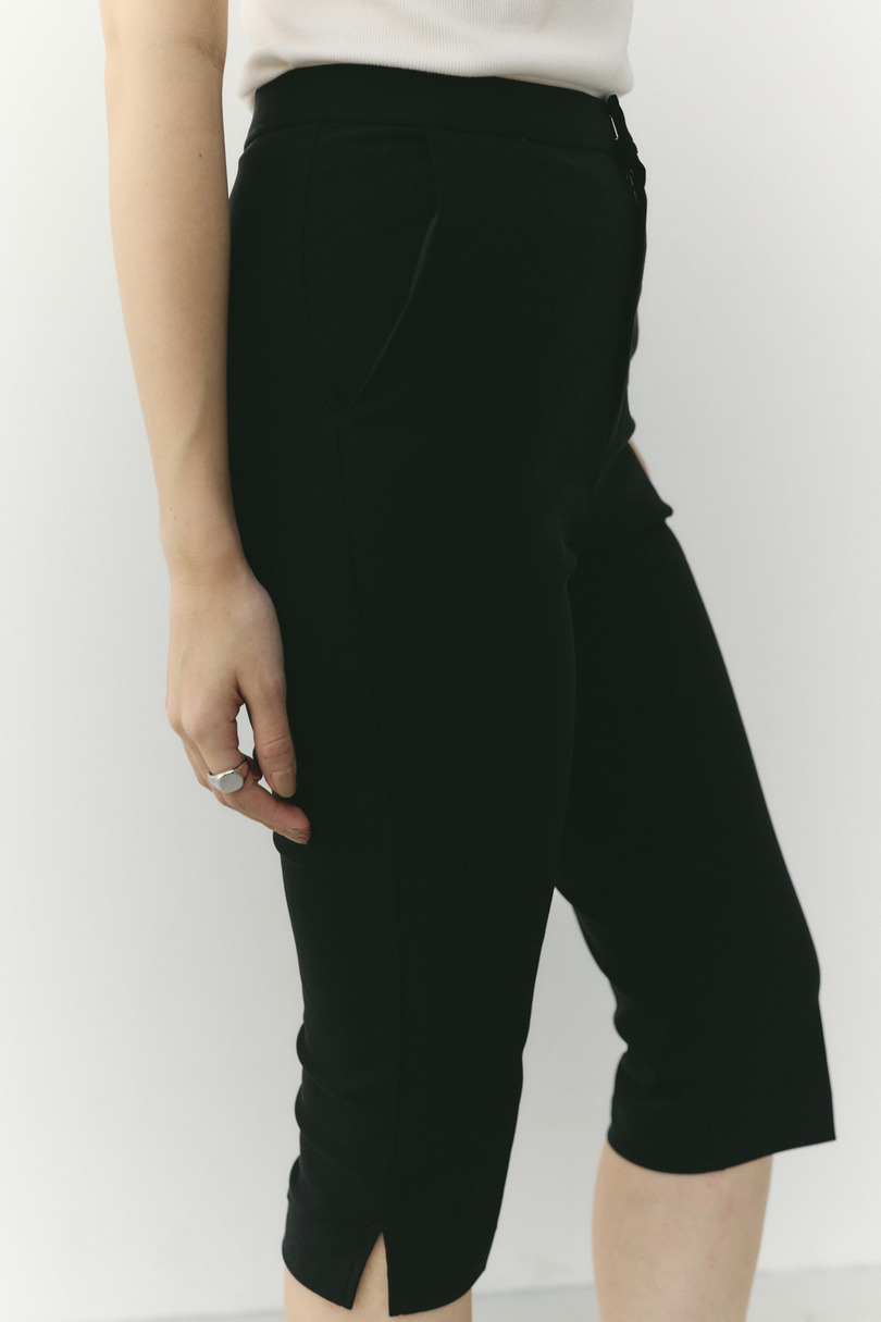 ハイストレッチカプリパンツ 詳細画像 BLK 10