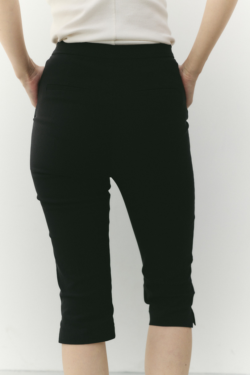 ハイストレッチカプリパンツ 詳細画像 BLK 11