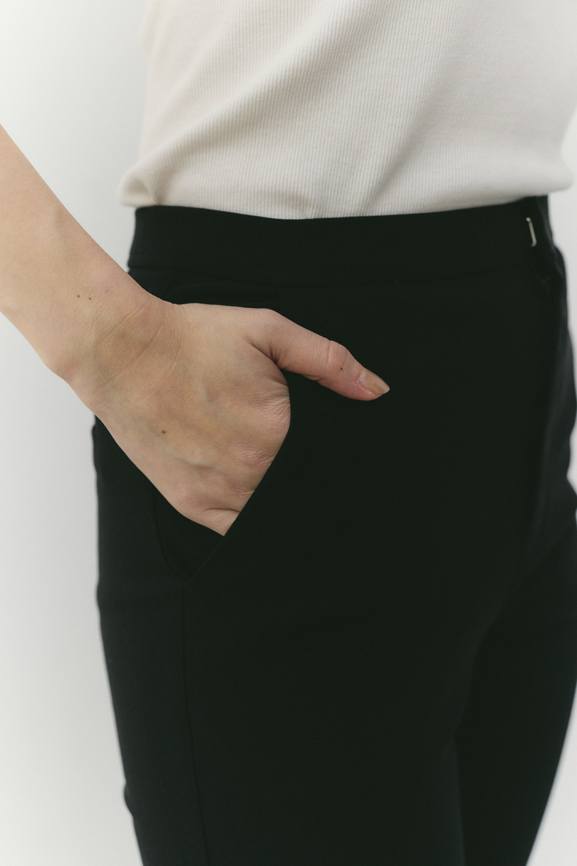 ハイストレッチカプリパンツ 詳細画像 BLK 13