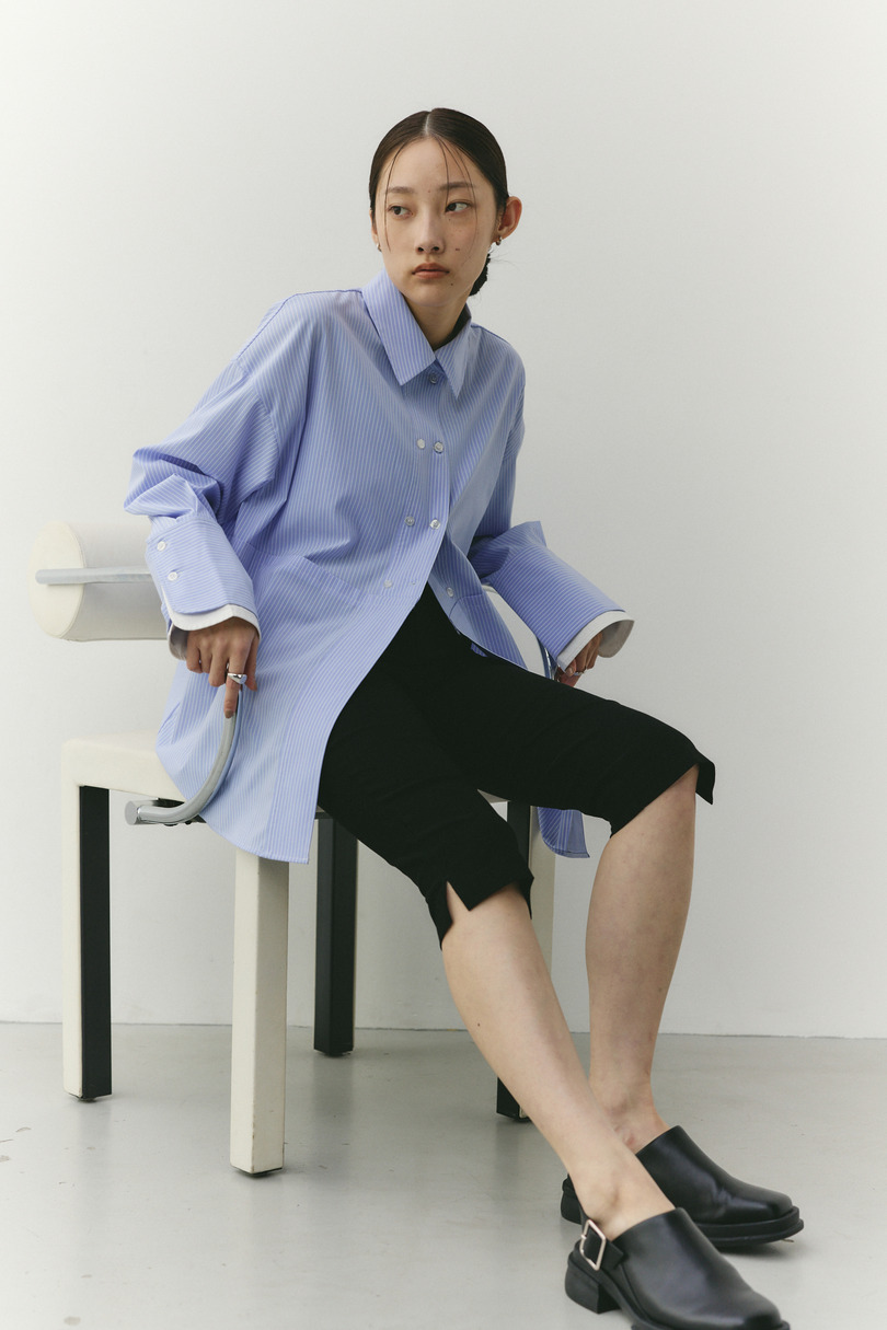 ハイストレッチカプリパンツ 詳細画像 BLK 8