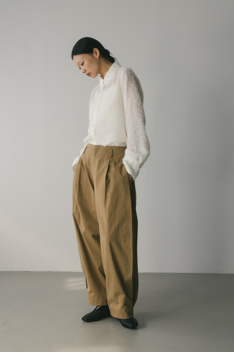 サイドタックフォルムパンツ 詳細画像 BEG 3