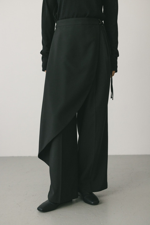 サイドラップワイドパンツ｜STYLEMIXER（スタイルミキサー）公式通販サイト