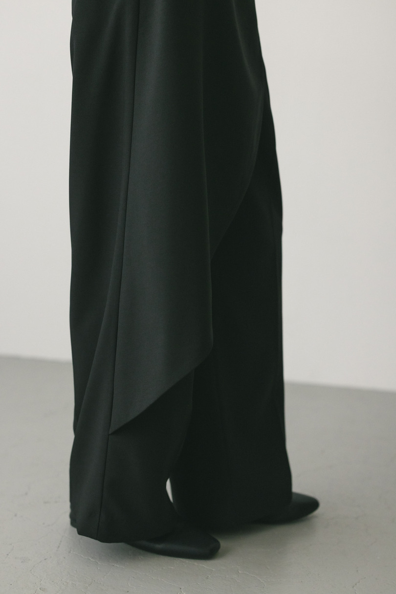 サイドラップワイドパンツ 詳細画像 BLK 3