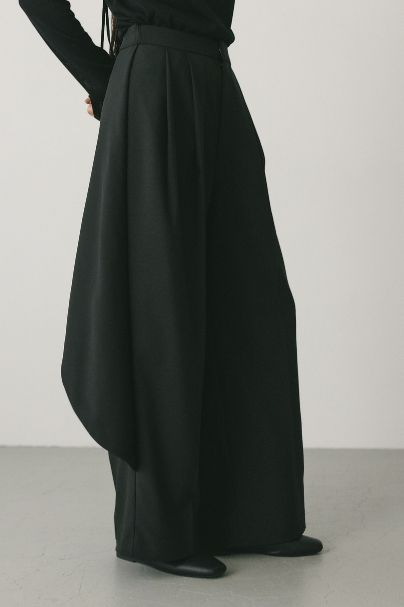 サイドラップワイドパンツ 詳細画像 BLK 5