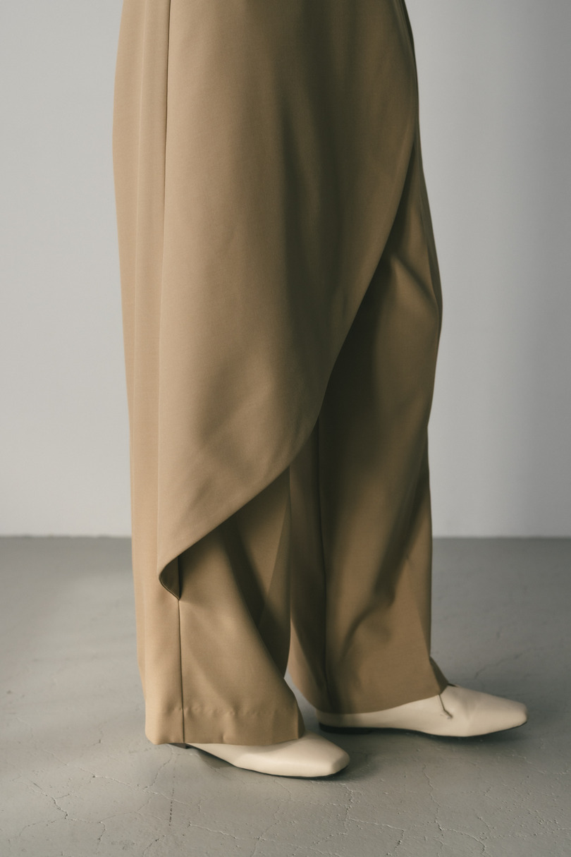 サイドラップワイドパンツ 詳細画像 BEG 10