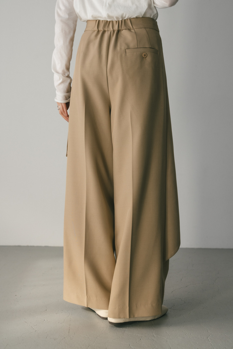 サイドラップワイドパンツ 詳細画像 BEG 11