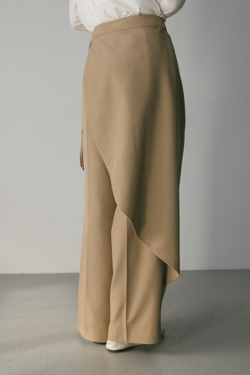 サイドラップワイドパンツ 詳細画像 BEG 7