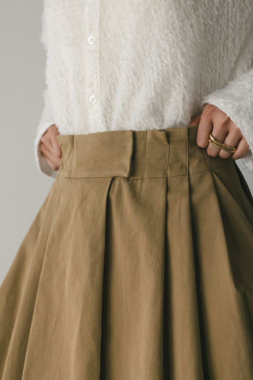 タックワイドミニスカート 詳細画像 BEG 7