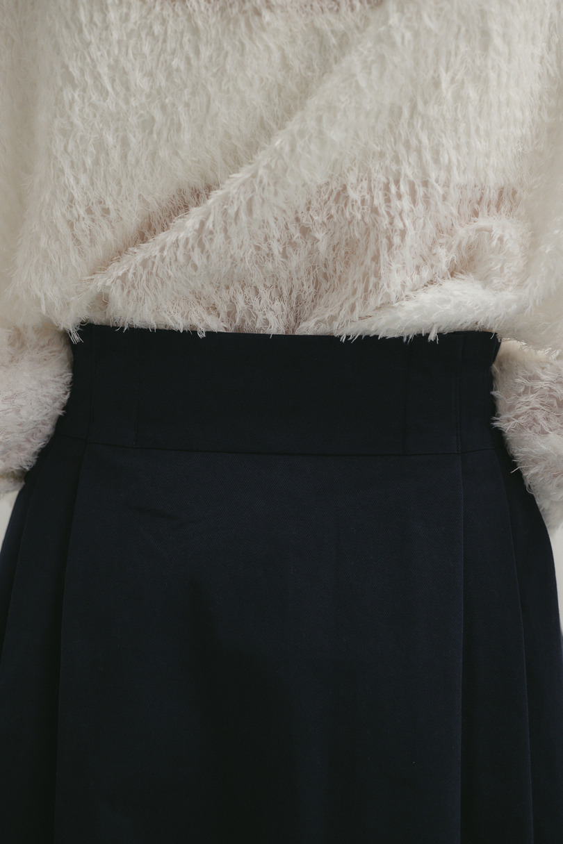 タックワイドミニスカート 詳細画像 NVY 15