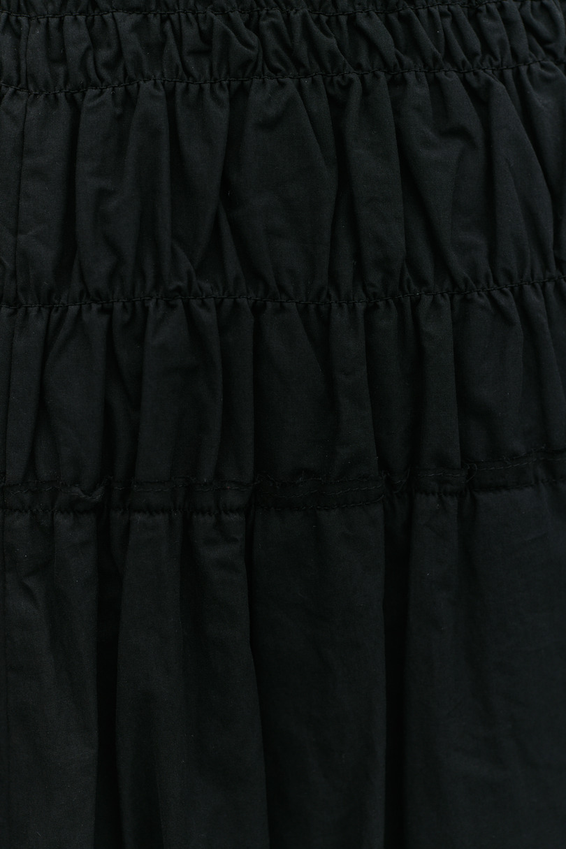 シャーリングフレアスカート 詳細画像 BLK 14