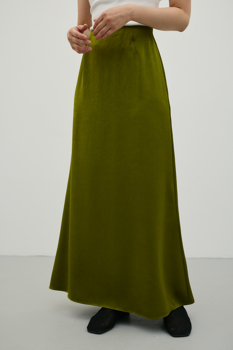 サテンマーメイドスカート
