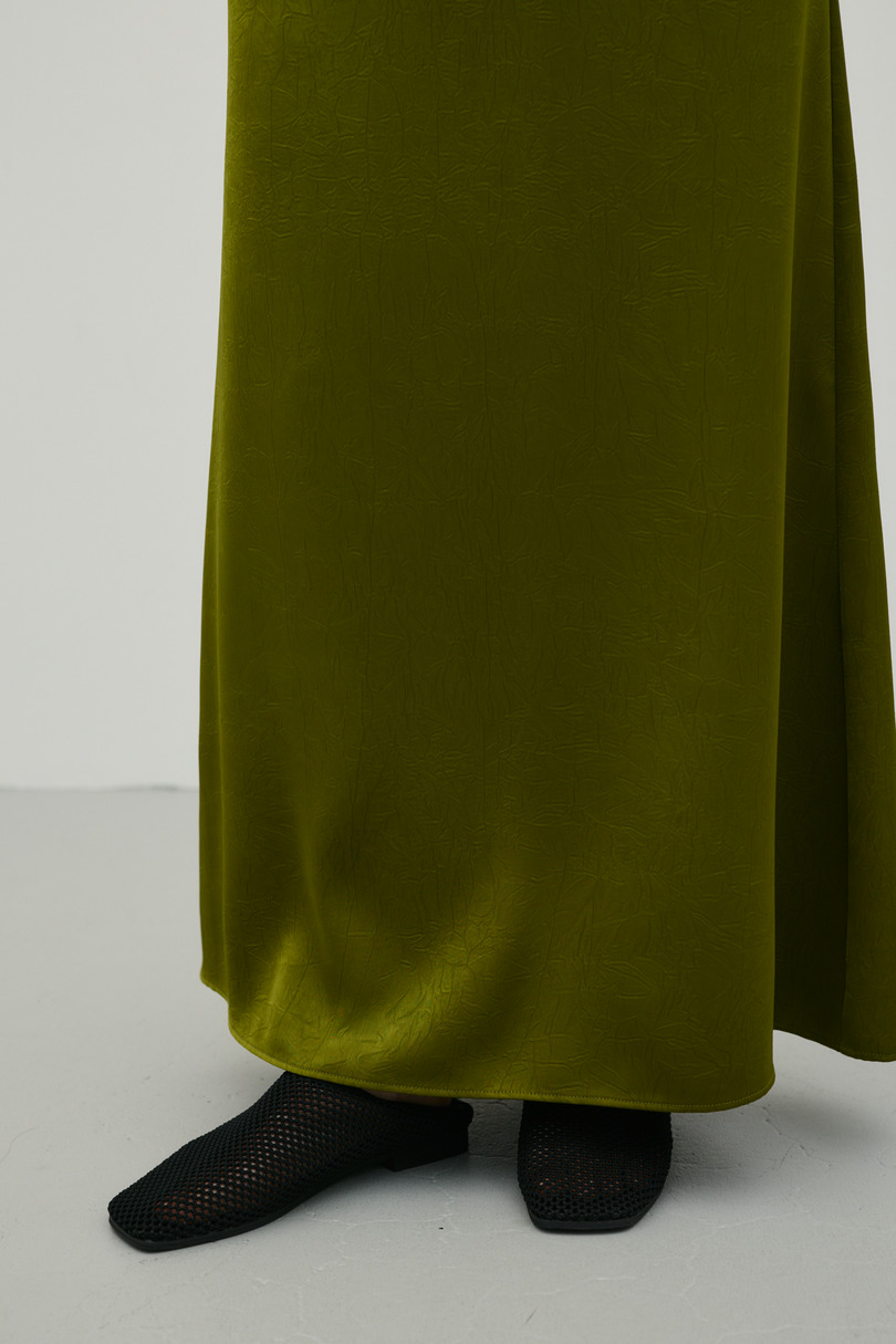 サテンマーメイドスカート 詳細画像 GRN 5