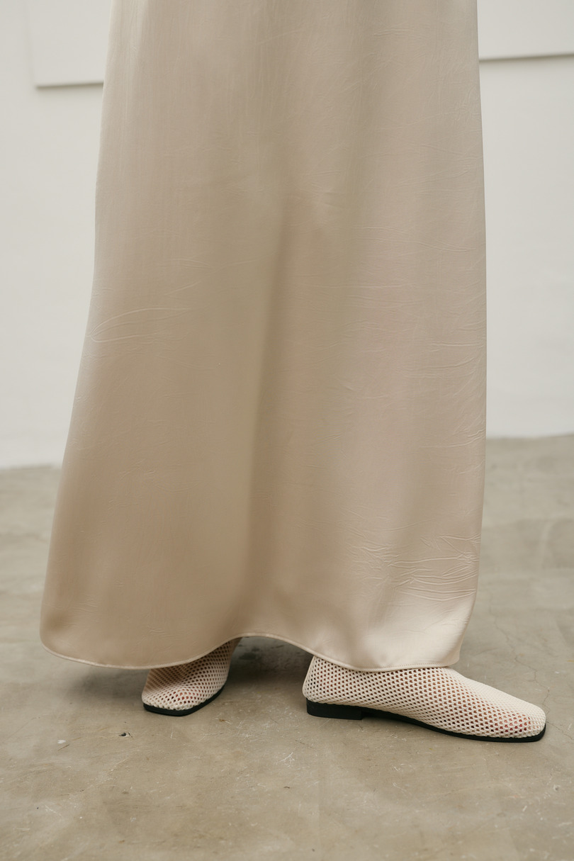 サテンマーメイドスカート 詳細画像 L/BEG 10