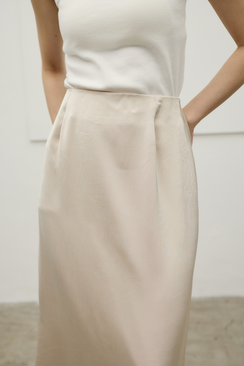 サテンマーメイドスカート 詳細画像 L/BEG 9