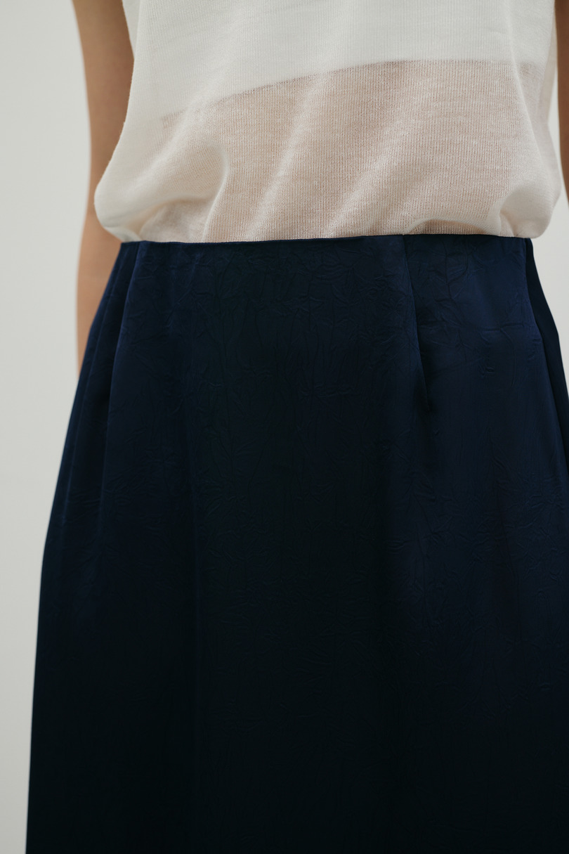 サテンマーメイドスカート 詳細画像 NVY 3