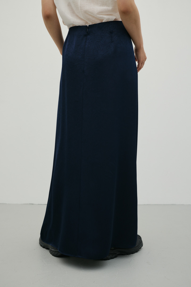 サテンマーメイドスカート 詳細画像 NVY 5