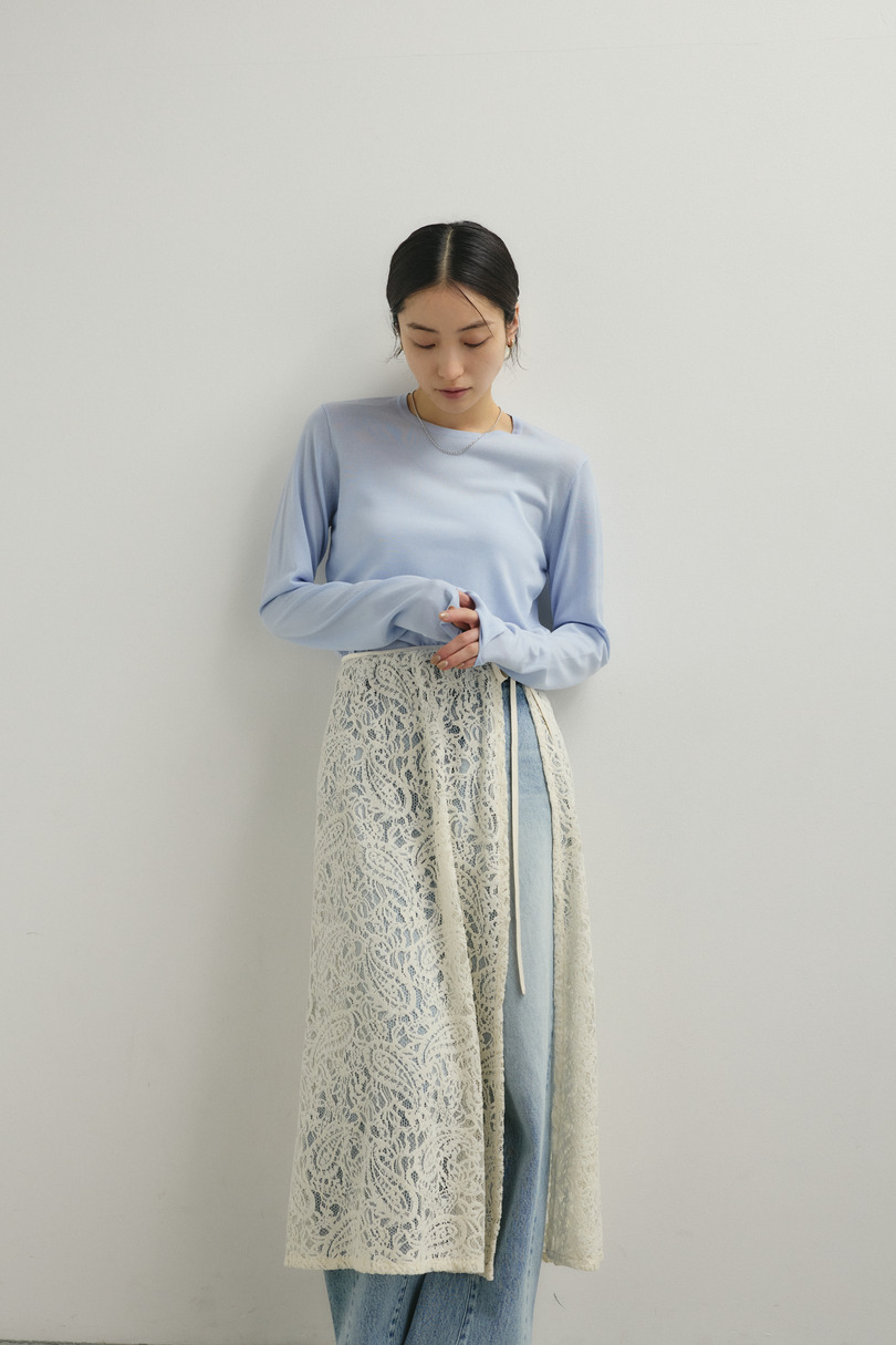ニュアンスレースラップスカーフ 詳細画像 IVOY 3