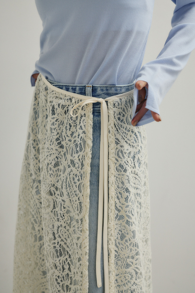 ニュアンスレースラップスカーフ 詳細画像 IVOY 4