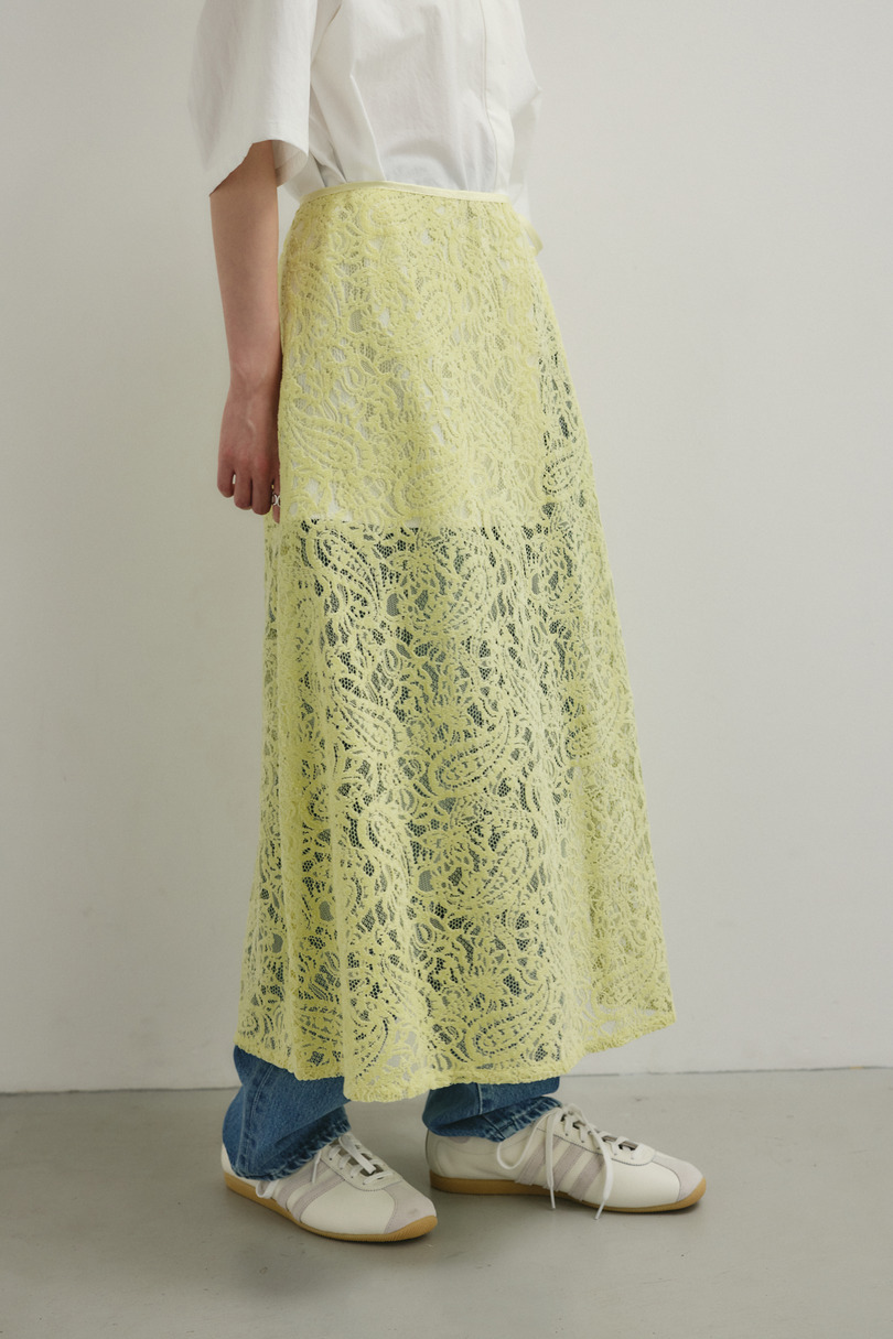 ニュアンスレースラップスカーフ 詳細画像 L/GRN 3