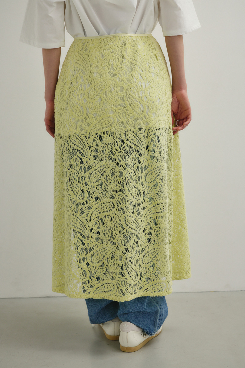 ニュアンスレースラップスカーフ 詳細画像 L/GRN 6