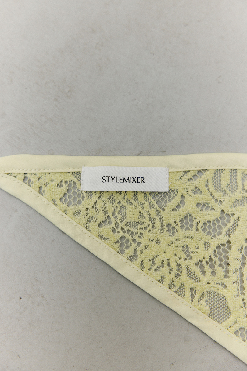 ニュアンスレーススカーフ 詳細画像 L/GRN 7