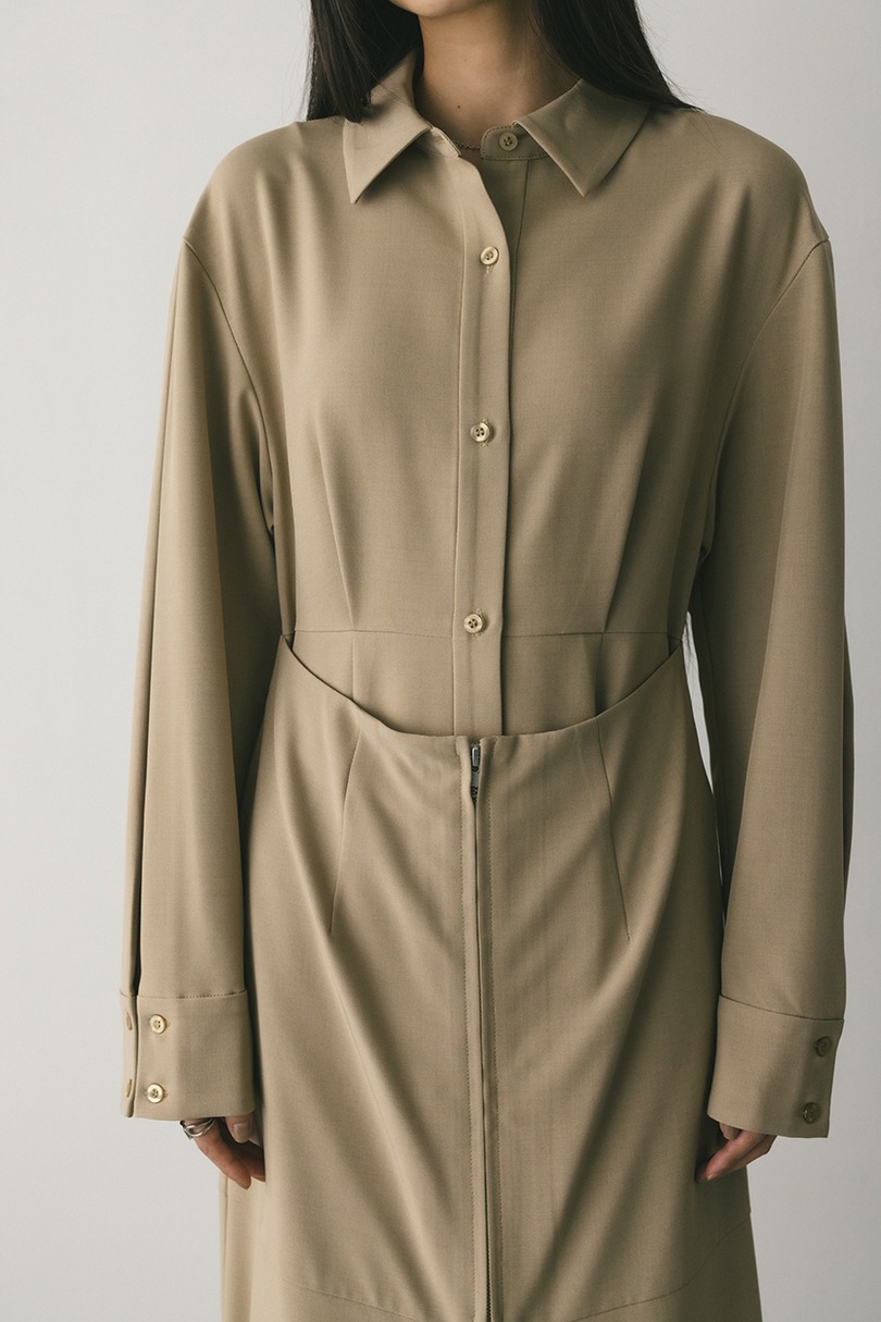 レイヤードシャツワンピース 詳細画像 BEG 6