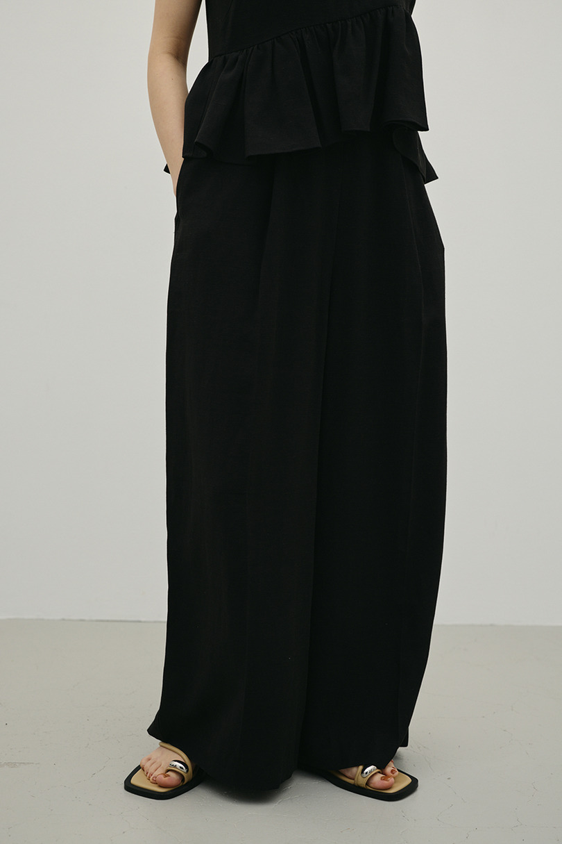 リネンミックスフリルオールインワン 詳細画像 BLK 14