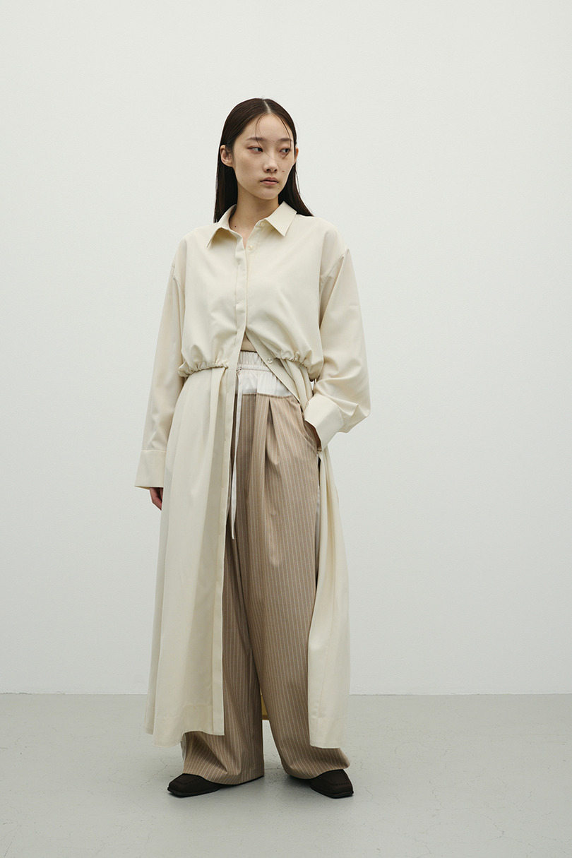 ヨークレイヤードシャツワンピース 詳細画像 IVOY 3