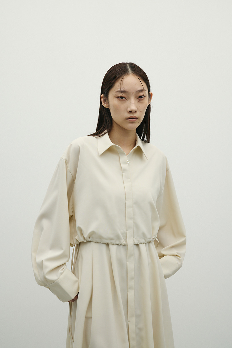 ヨークレイヤードシャツワンピース 詳細画像 IVOY 8