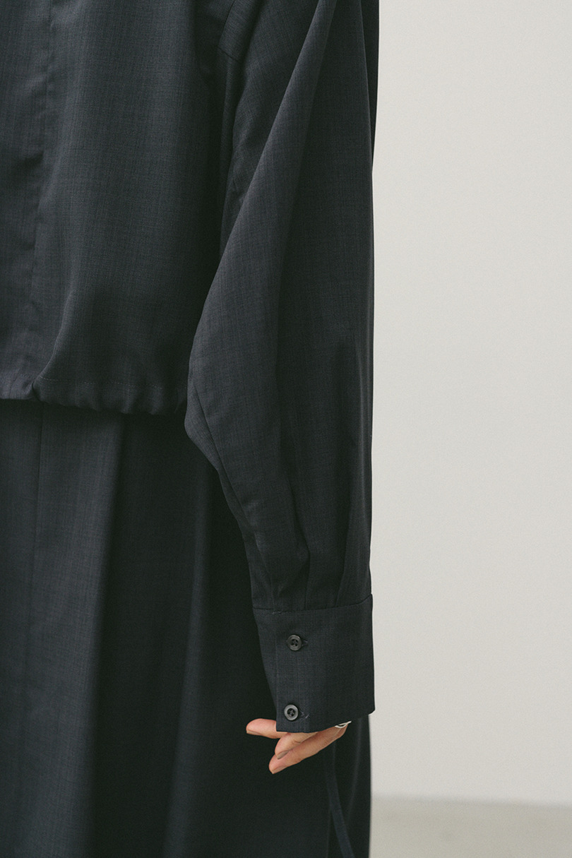 ヨークレイヤードシャツワンピース 詳細画像 C.GRY 12