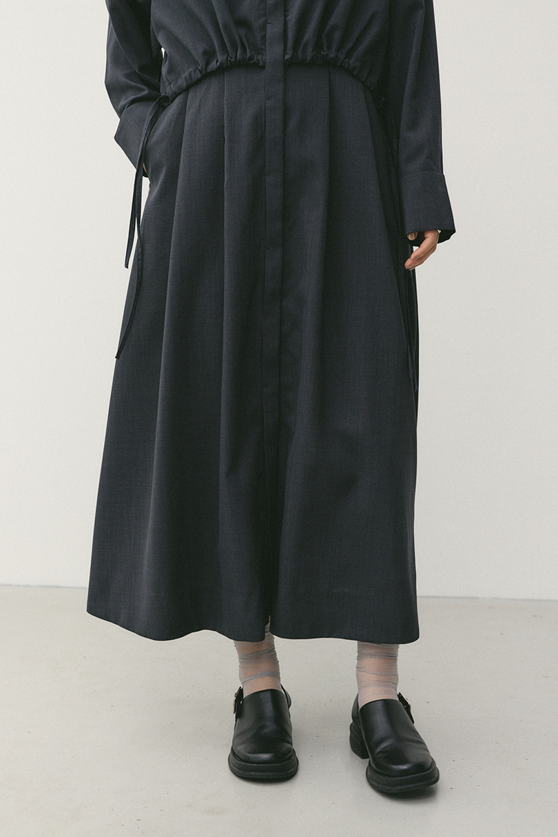 ヨークレイヤードシャツワンピース 詳細画像 C.GRY 13