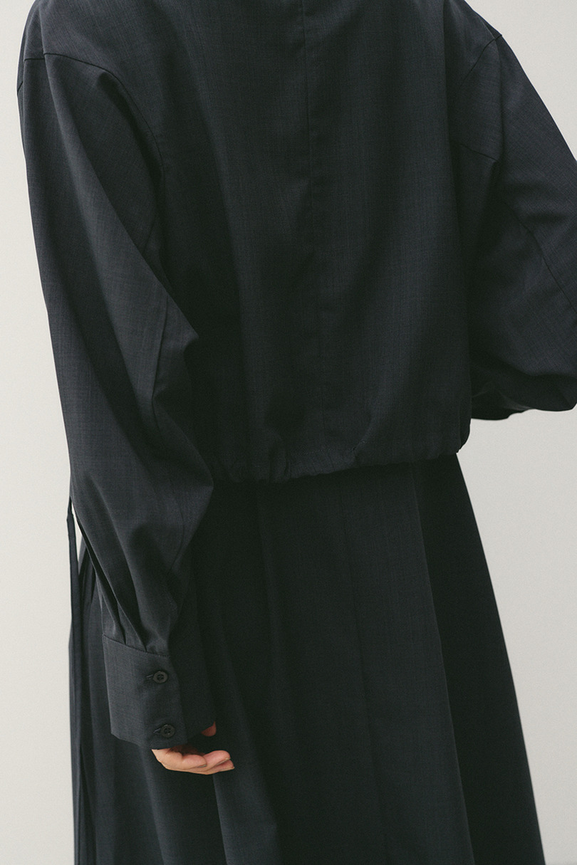 ヨークレイヤードシャツワンピース 詳細画像 C.GRY 14