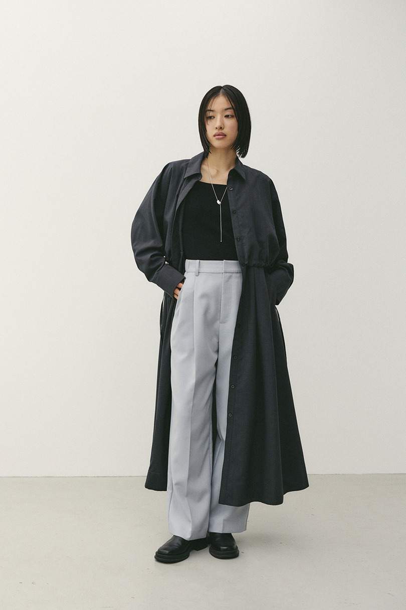 ヨークレイヤードシャツワンピース 詳細画像 C.GRY 4