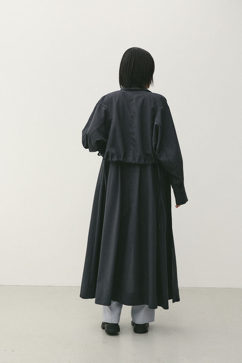 ヨークレイヤードシャツワンピース 詳細画像 C.GRY 7