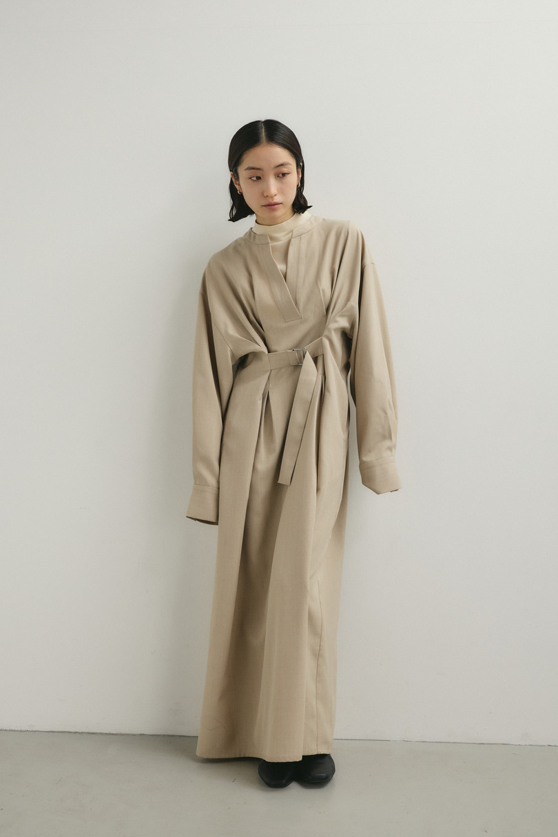 バックルベルトワンピース 詳細画像 L/BEG 3