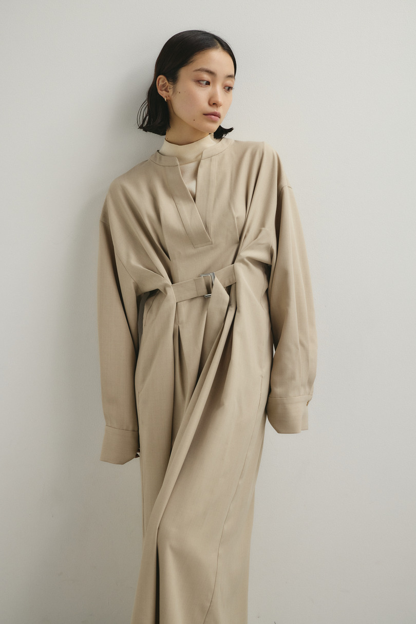 バックルベルトワンピース 詳細画像 L/BEG 4