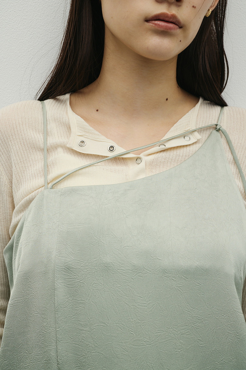 サテンストリングキャミワンピース 詳細画像 MINT 8