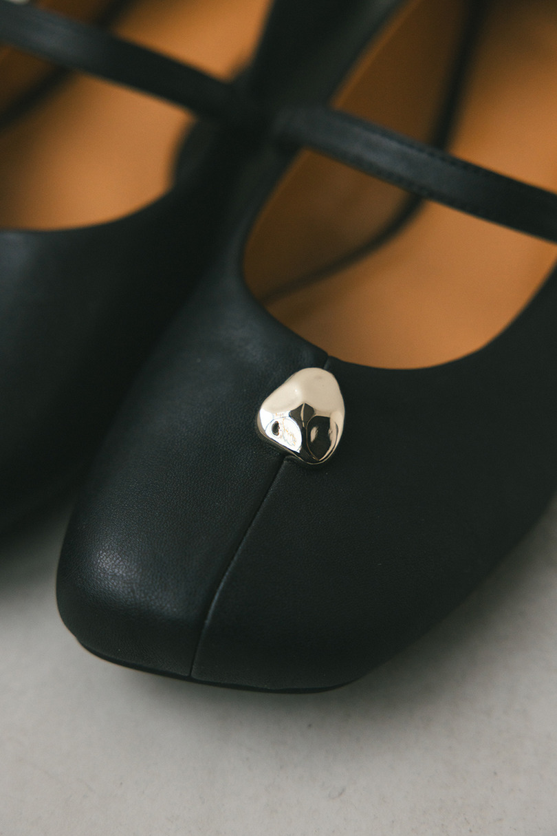 メタルモチーフパンプス 詳細画像 BLK 11