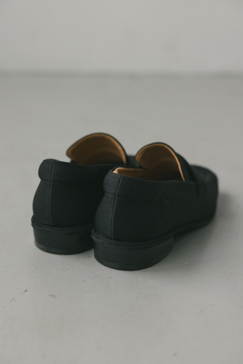 キャンバススクエアローファー 詳細画像 BLK 14