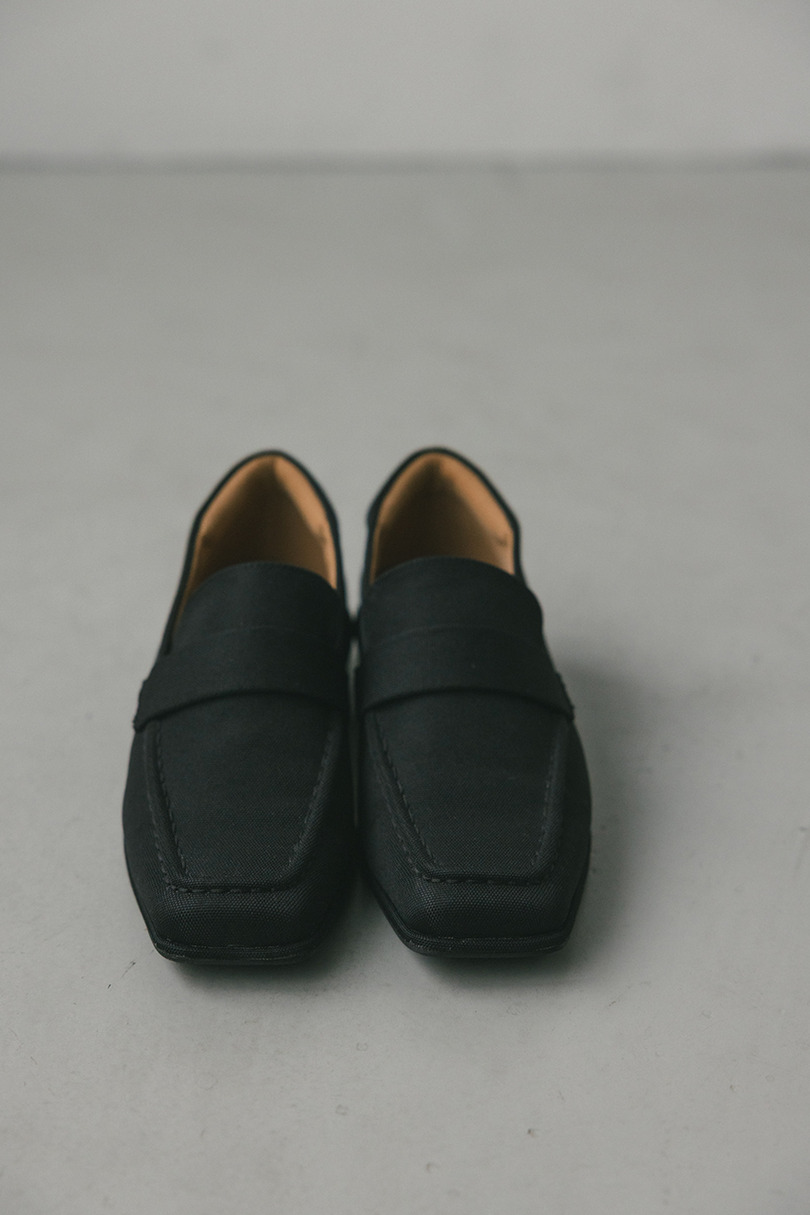 キャンバススクエアローファー 詳細画像 BLK 8