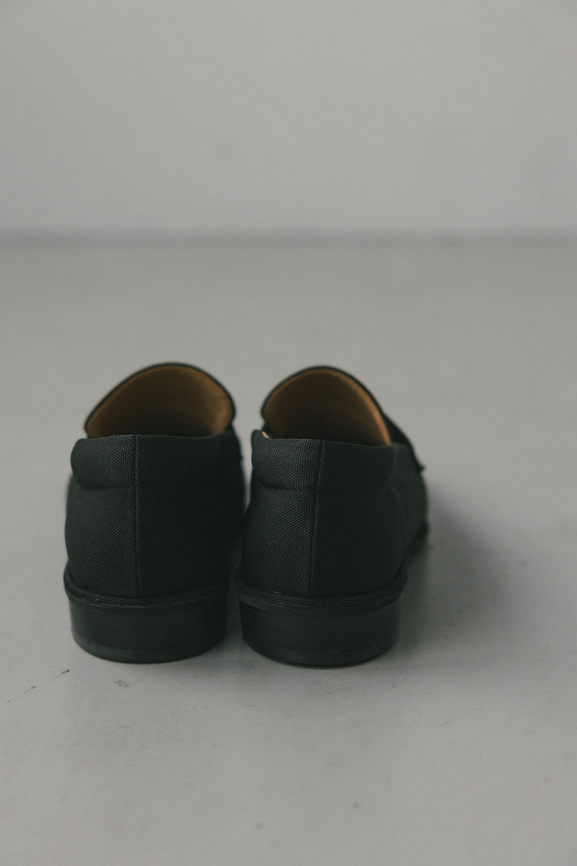 キャンバススクエアローファー 詳細画像 BLK 9