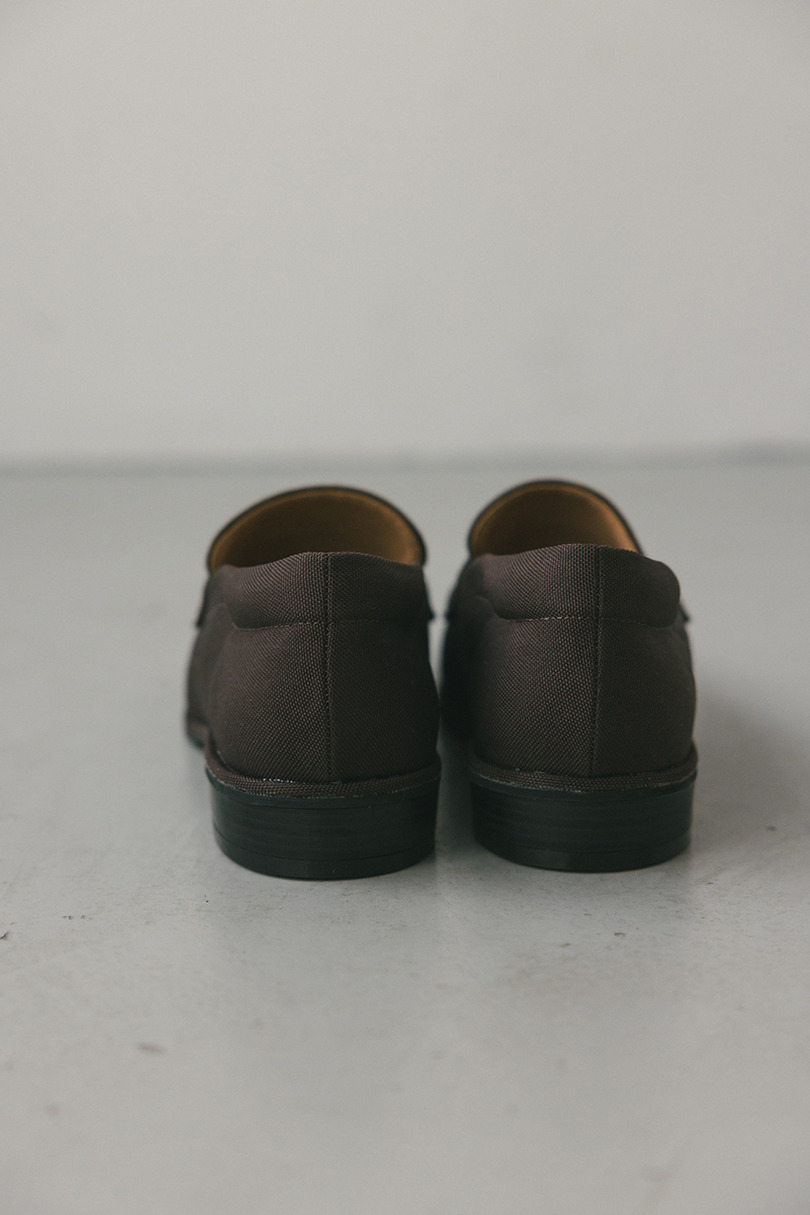 キャンバススクエアローファー 詳細画像 BRN 7